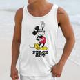 Disney Mickey Mouse Peace Out Totally Retro Graduation Unisex Tank Top