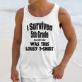 Fifth 5th Grade Graduation Shirt Child Graduate Education Unisex Tank Top