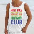 First Rule Of Introvert Club Is There Is No Introvert Club Raglan Baseball Tee Unisex Tank Top First Rule Of Introvert Club Is There Is No Introvert Club Raglan Baseball Tee Unisex Tank Top