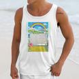 Frutiger Aero Aesthetic Rainbow Glitch Art Premium Tri-Blend Unisex Tank Top