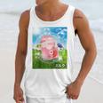 Frutiger Aero Aesthetic Tech Kawaii Strawberry Milk Fishes Raglan Baseball Tee Unisex Tank Top