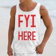 Fyi Introvert Here Raglan Baseball Tee Unisex Tank Top Fyi Introvert Here Raglan Baseball Tee Unisex Tank Top