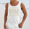 Gen X Lots Of Memories No Evidence Retro Nostalgia Premium Tri-Blend Unisex Tank Top