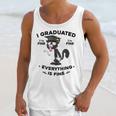 I Graduated Graduate Class 2025 Cat Graduation Unisex Tank Top