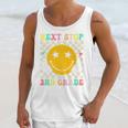 Groovy Next Stop 2nd Grade 1st Grade Graduation 2025 Premium Unisex Tank Top