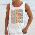 Groovy Senior Graduation Cute Groovy Senior Class Of 2024 Unisex Tank Top