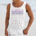 Grow With Me Graduation First Day Of School Class Of 2035 Unisex Tank Top