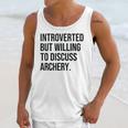 Introverted Archer Archery Introvert Unisex Tank Top Introverted Archer Archery Introvert Unisex Tank Top