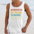 Introverted But Willing To Discuss Running Hobby Unisex Tank Top