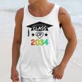 K -12th Grade Hand Prints Space Graduation Class Of 2034 Unisex Tank Top