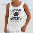 Kindergarten Graduation Shirt I Survived Kindergarten Unisex Tank Top