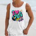 I Love The 70s Retro Cassette Roller Vinyl Disco Nostalgia Premium Tri-Blend Unisex Tank Top