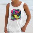 I Love The 70s Vintage Cassette Roller Vinyl Nostalgia 70s Premium Tri-Blend Unisex Tank Top