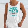 Med Tech Medical Technician Gag Lab Graduation Premium Unisex Tank Top