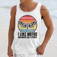 I Like Moths And Maybe 3 People Insect Moth Lovers Introvert Unisex Tank Top