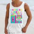 I Have No Idea What This Is Retro 70's 80's 90's Nostalgia Premium Tri-Blend Unisex Tank Top