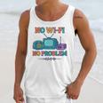 No Wi-Fi No Problem – Retro Dial Up Tech Nostalgia Premium Tri-Blend Unisex Tank Top