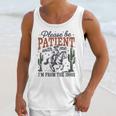 Please Be Patient I'm From The 1900s Cowboy Skeleton Unisex Tank Top