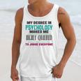 Qualified Psychologist PhD PsyD Shirt Graduation Unisex Tank Top