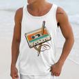 Retro Cassette Tape & Pencil Rewind Nostalgia Party 80s 90s Unisex Tank Top