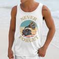 Retro Grammophone Never Forget Nostalgia Vintage Unisex Tank Top