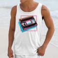 Retro VHS Vaporwave Video Cassette Nostalgia Geek Chic Premium Tri-Blend Unisex Tank Top