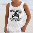 Senior 2026 Final Level Gamer Graduation 2026 Unisex Tank Top