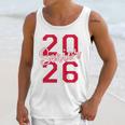 Senior 2026 Graduation Varsity Red Letters On The Back Unisex Tank Top