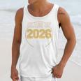 Senior Dad Class Of 2026 Purple Retro Vintage Graduation Unisex Tank Top
