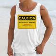 A Simple Yellow Warning Sign For Introvert Unisex Tank Top