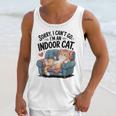 Sorry I Can’t Go I’m An Indoor Cat Couch Introvert Cat Unisex Tank Top