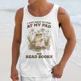 Stay At My Pad And Read Books Frog Introvert Reading Unisex Tank Top