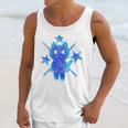 Yk2 Grunge Earthy Blue Cat With Stars Tomboy 90s Nostalgia Premium Tri-Blend Unisex Tank Top