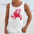 Yk2 Grunge Scary Cat With Shooting Stars 90s Nostalgia Unisex Tank Top