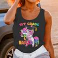 1st Grade Nailed It Flossing Unicorn Graduation Shirt Unisex Tank Top