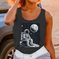 Aesthetic Spaceman Astronaut On The Moon Space Introvert Unisex Tank Top