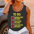 Bachelors Masters Doctorate Degree DR PHD Graduation Unisex Tank Top