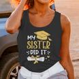 Back To School My Sister Did It Graduation Proud Sister Graduated Female X-Small Unisex Tank Top