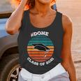 Class Of 2021 Done Senior Graduation Retro Sunset Unisex Tank Top