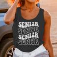 Class Of 2024 High School Senior Graduation Groovy Wave Unisex Tank Top