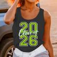 Class Of 2026 Graduation Varsity Lime Green Letters Unisex Tank Top