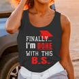 College GraduationShirt Senior Finally Done Unisex Tank Top
