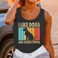 I Like Dogs And Maybe 3 People Introvert Unisex Tank Top I Like Dogs And Maybe 3 People Introvert Unisex Tank Top