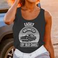 Easily Distracted By Old Cars Graphic Nostalgia Unisex Tank Top
