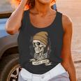 Elder Emo Skeleton Beanie Nostalgia Scene Aesthetic Unisex Tank Top