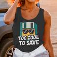 Floppy Disk Retro Tech Nostalgia Old School Computing Humor Unisex Tank Top