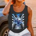 Frutiger Aero Aesthetic Tech Checkered Room Orb Sky Unisex Tank Top