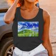 Frutiger Aero Dolphin Meadow Aesthetic Y2k 2000s Ironic Unisex Tank Top