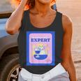 Fun Cute Introvert Cat Character With Wine Unisex Tank Top Fun Cute Introvert Cat Character With Wine Unisex Tank Top