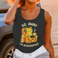 Go Away I'm Introverting Cat Coffee Headphones Unisex Tank Top Go Away I'm Introverting Cat Coffee Headphones Unisex Tank Top